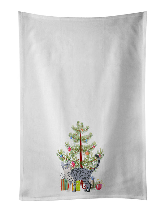Buy this California Spangled Cat Christmas Kitchen Towel Set of 2
