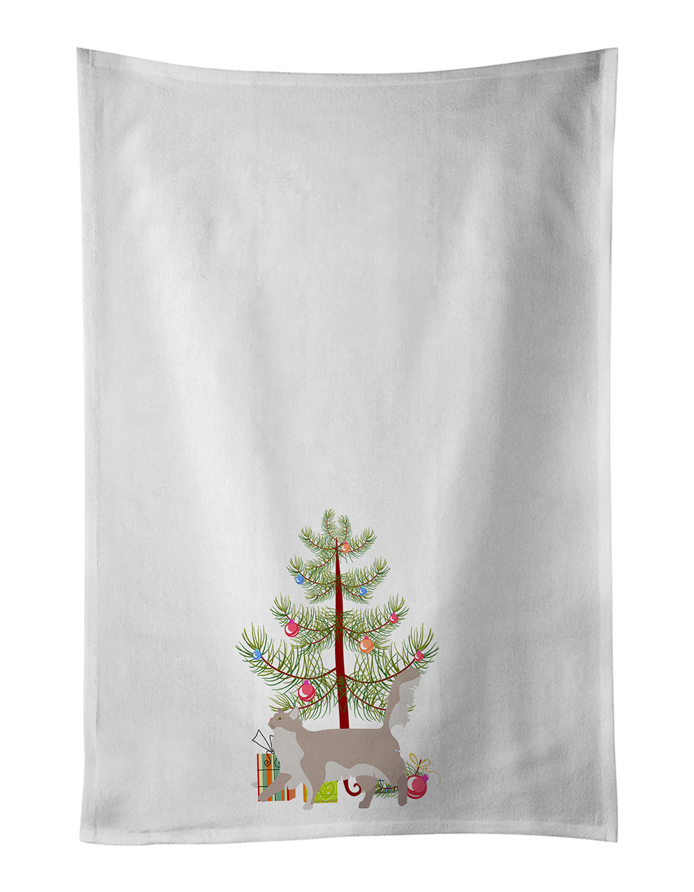 Buy this Chantilly Tiffany Cat Christmas Kitchen Towel Set of 2