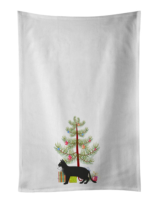 Buy this Chausie Black Cat Christmas Kitchen Towel Set of 2