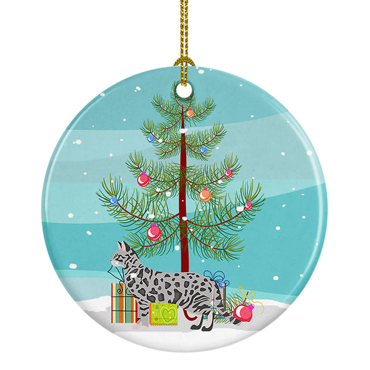Buy this Cheetoh Cat Christmas Ceramic Ornament