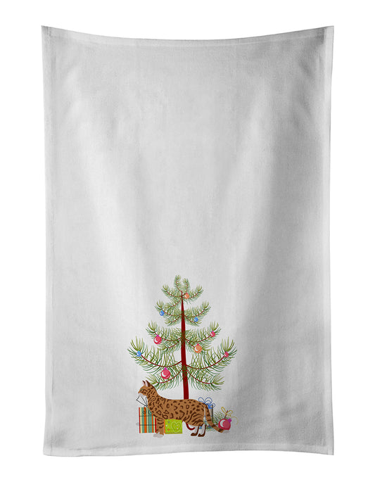 Buy this Cheetoh Cat Christmas Kitchen Towel Set of 2
