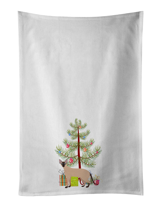 Buy this Colorpoint Shorthair Cat Christmas Kitchen Towel Set of 2
