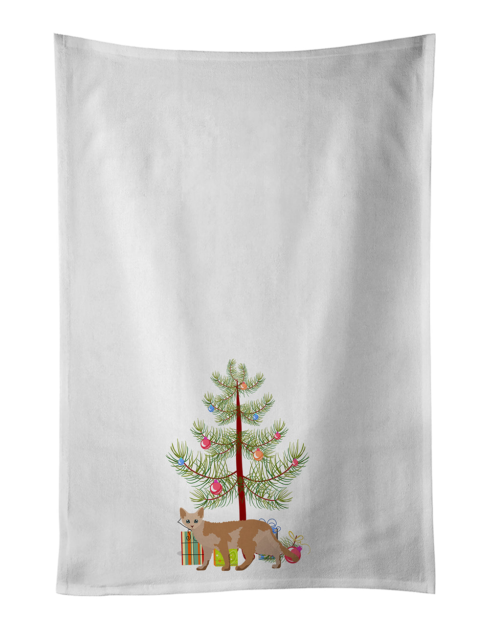 Buy this Devon Rex Cat Christmas Kitchen Towel Set of 2