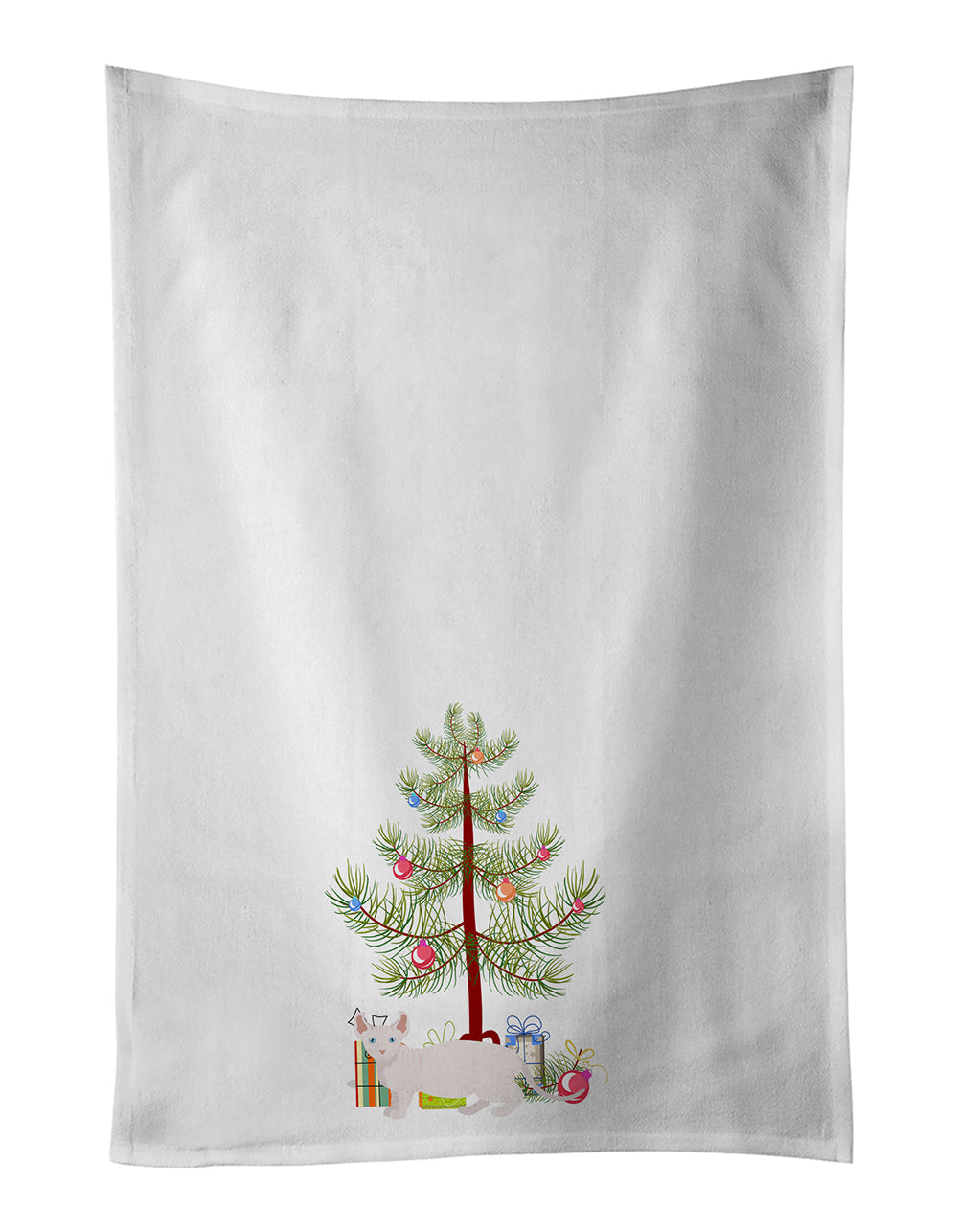 Buy this Dwelf Cat Christmas Kitchen Towel Set of 2