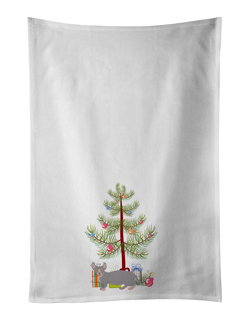 Buy this Dwelf Cat Christmas Kitchen Towel Set of 2