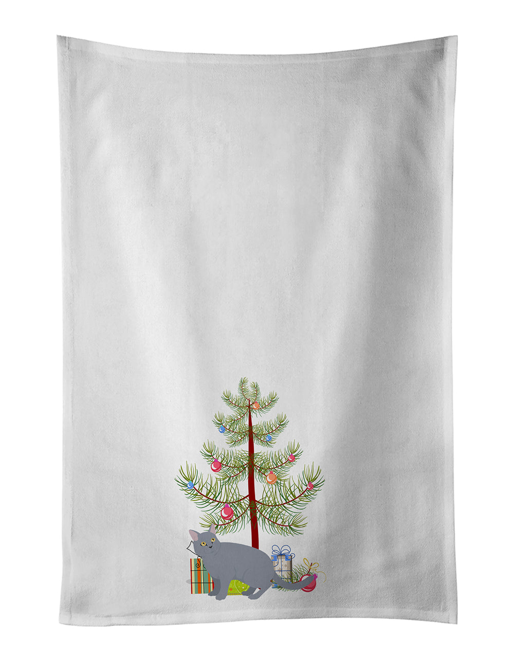 Buy this European Shorthair Cat Christmas Kitchen Towel Set of 2
