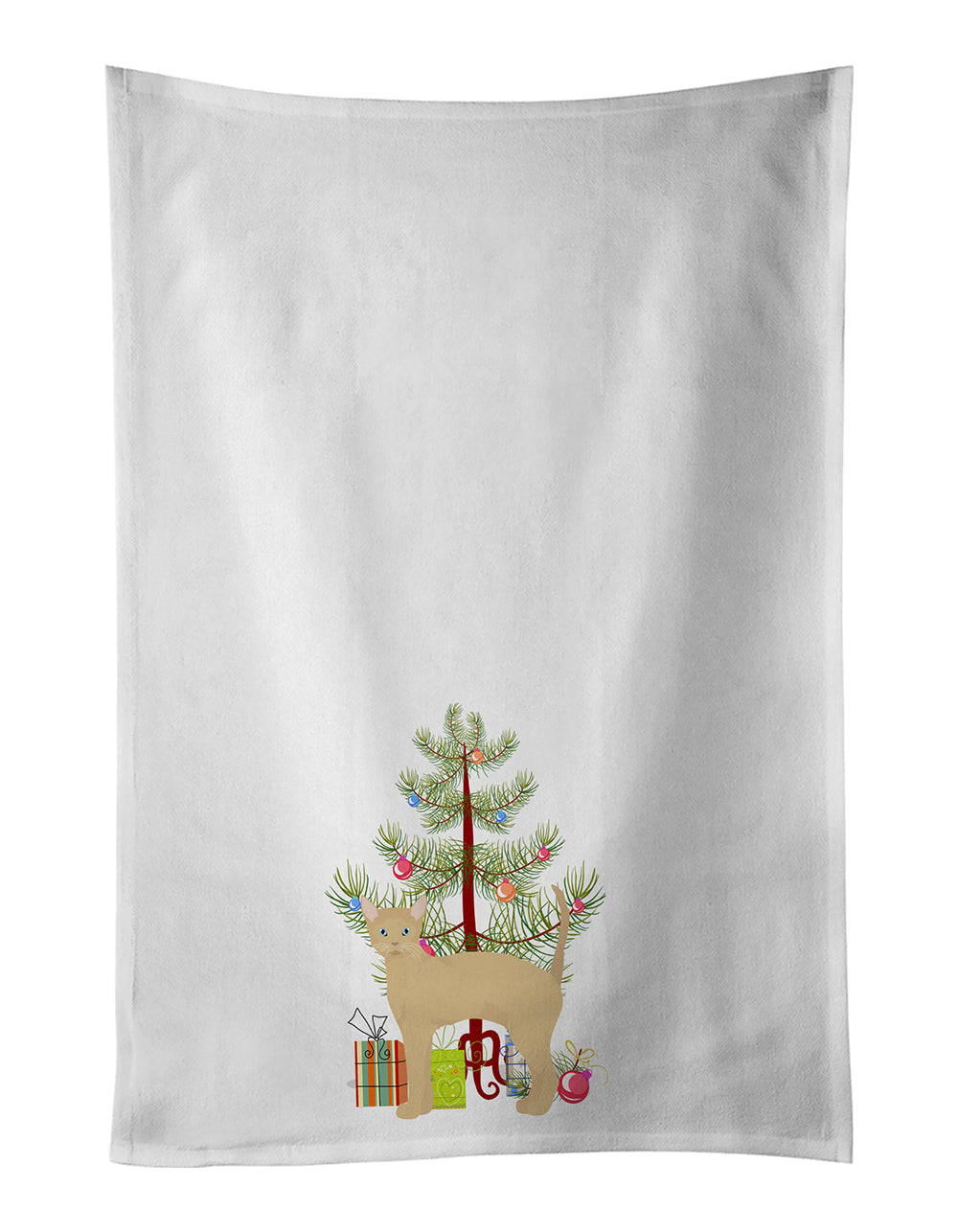 Buy this German Rex Cat Christmas Kitchen Towel Set of 2