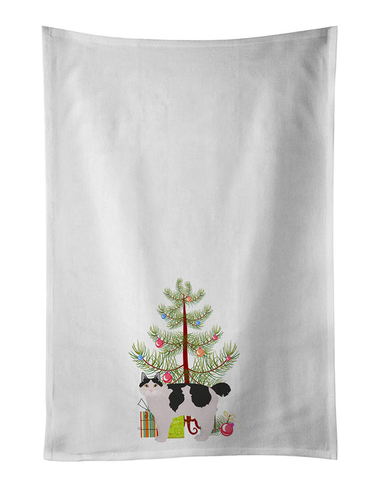 Buy this Kurilian Bobtail Cat Christmas Kitchen Towel Set of 2