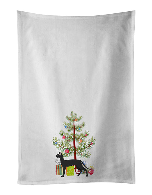 Buy this Oriental Shorthair Cat Christmas Kitchen Towel Set of 2