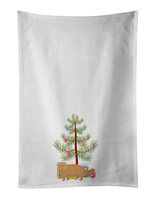 Buy this Persian Modern Cat Christmas Kitchen Towel Set of 2
