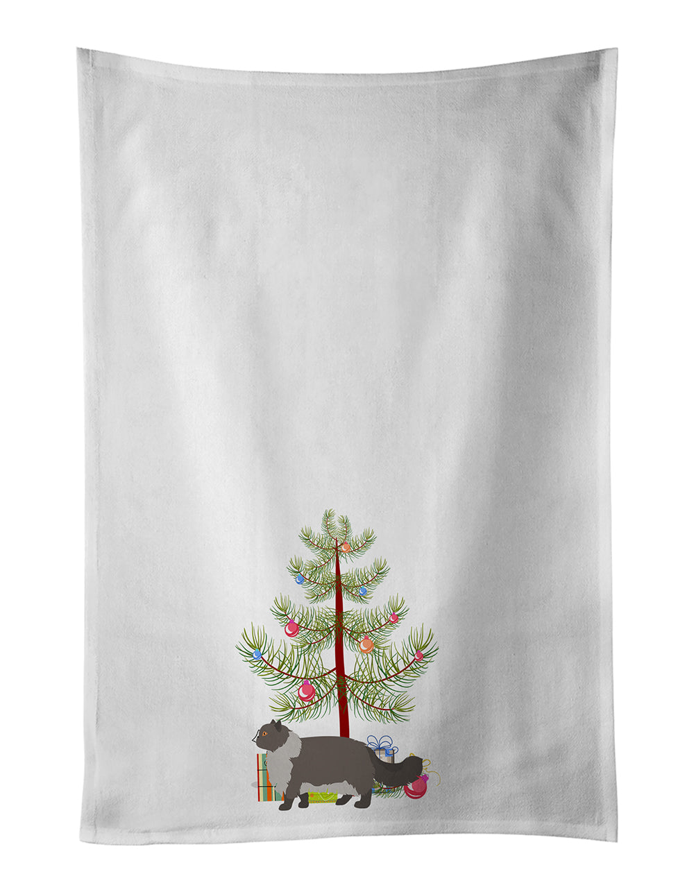 Buy this Persian Modern Cat Christmas Kitchen Towel Set of 2
