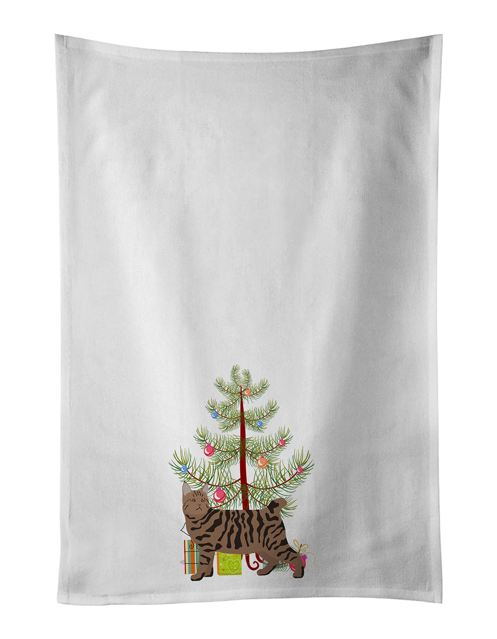 Buy this Pixie Bob Cat  Christmas Kitchen Towel Set of 2