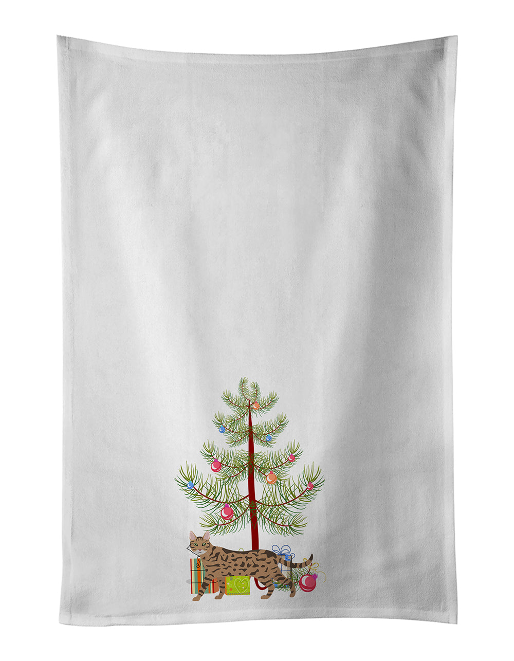 Buy this Serengeti Cat Christmas Kitchen Towel Set of 2