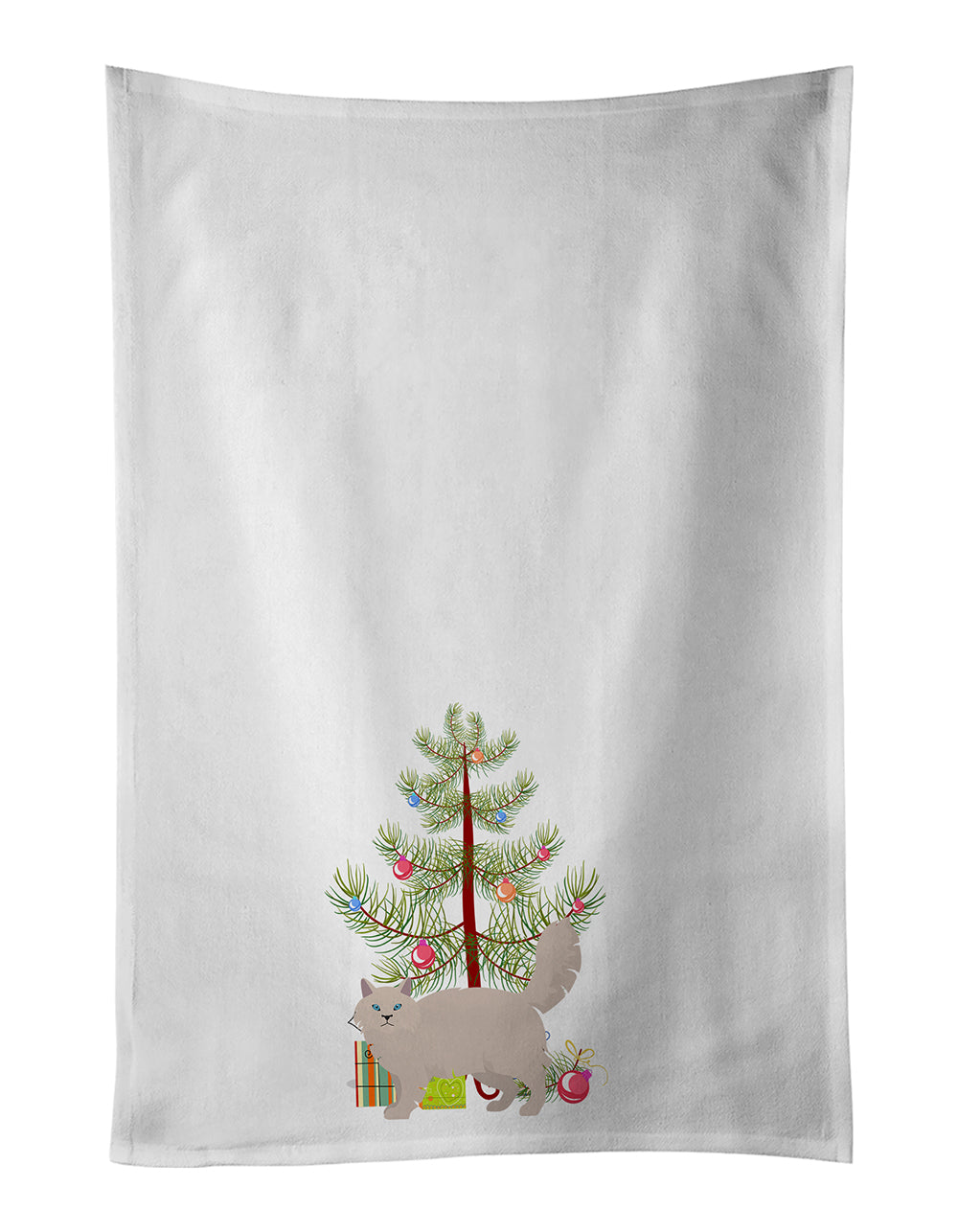 Buy this Siberian Forest Cat Christmas Kitchen Towel Set of 2
