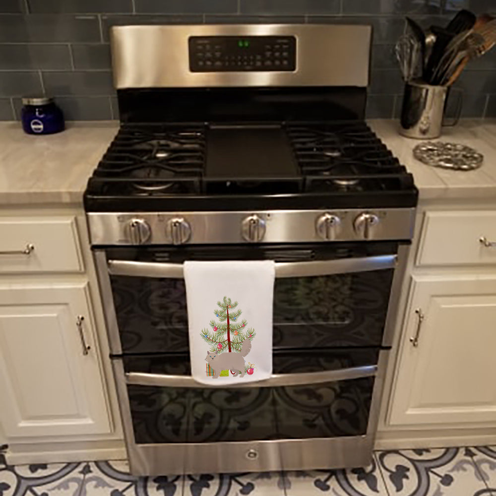 Siberian Forest Cat Christmas Kitchen Towel Set of 2