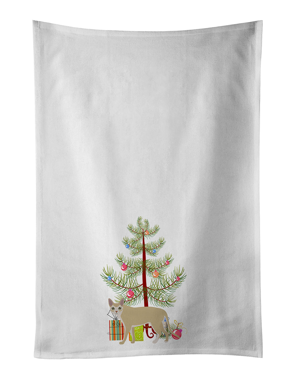 Buy this Singapura Cat Christmas Kitchen Towel Set of 2