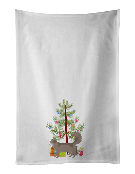 Buy this Somali Cat Christmas Kitchen Towel Set of 2