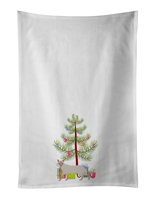 Buy this Thai Lilac Cat Christmas Kitchen Towel Set of 2