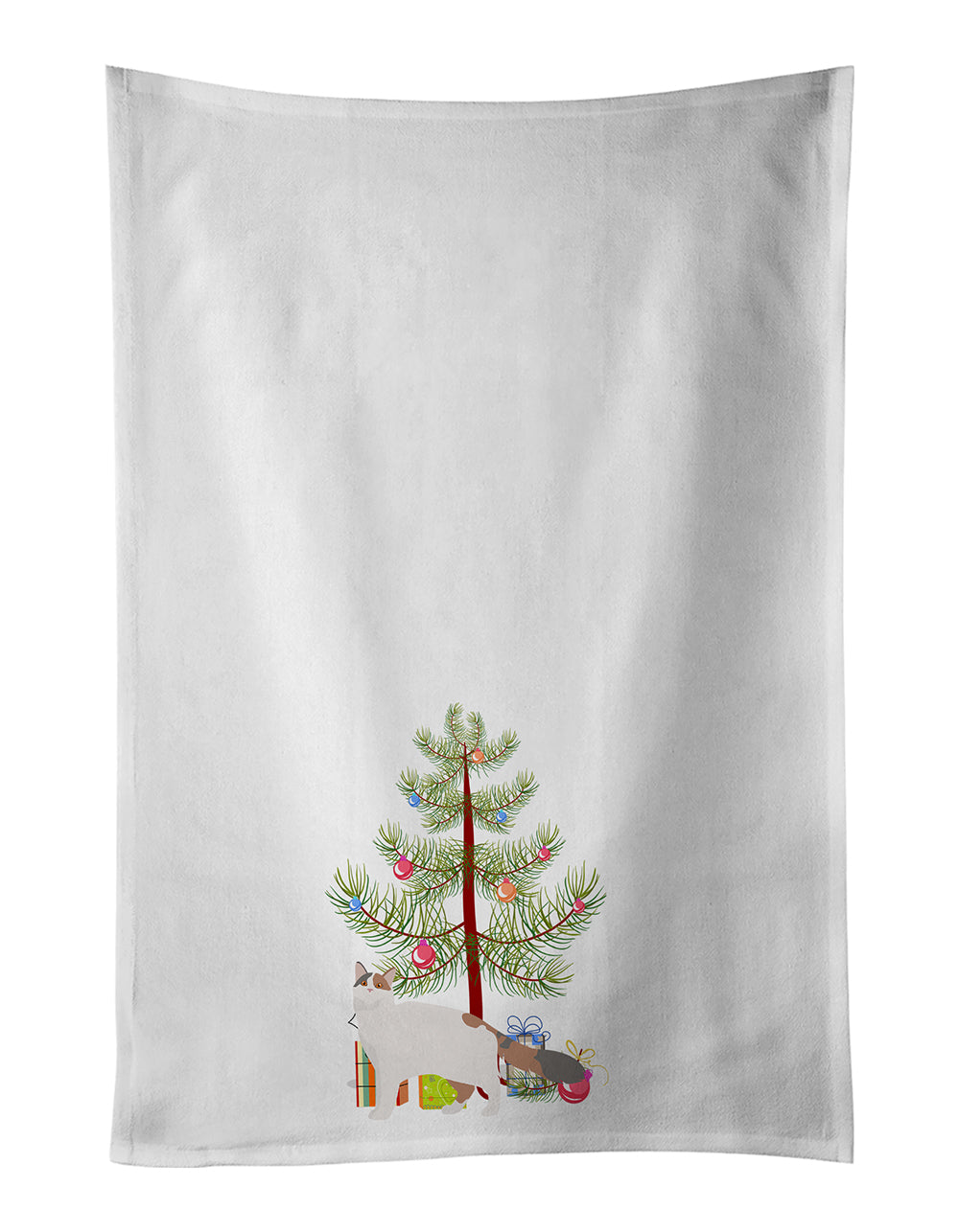 Buy this Turkish Van Cat Christmas Kitchen Towel Set of 2