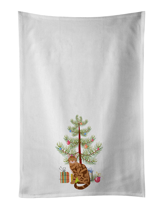 Buy this Bengal Cat Christmas Kitchen Towel Set of 2