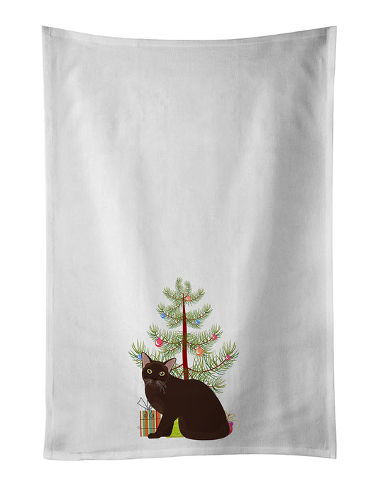 Buy this Burmese Cat Christmas Kitchen Towel Set of 2