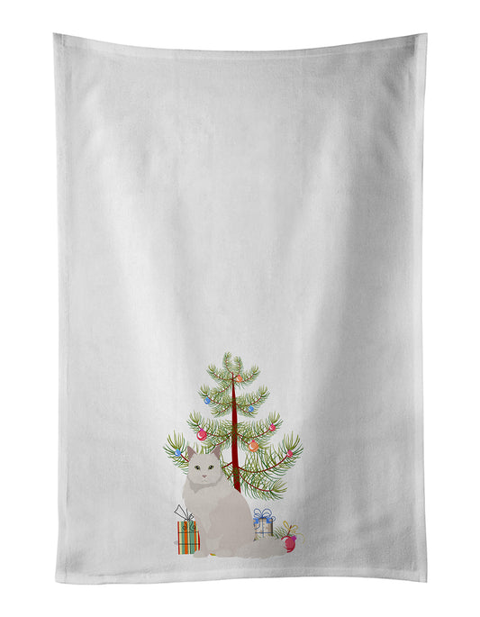 Buy this Chantilly Tiffany Cat Christmas Kitchen Towel Set of 2