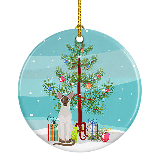 Buy this Colorpoint Shorthair Cat Christmas Ceramic Ornament