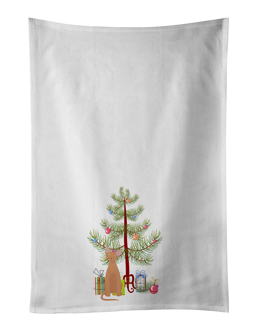 Buy this Devon Rex Cat Christmas Kitchen Towel Set of 2