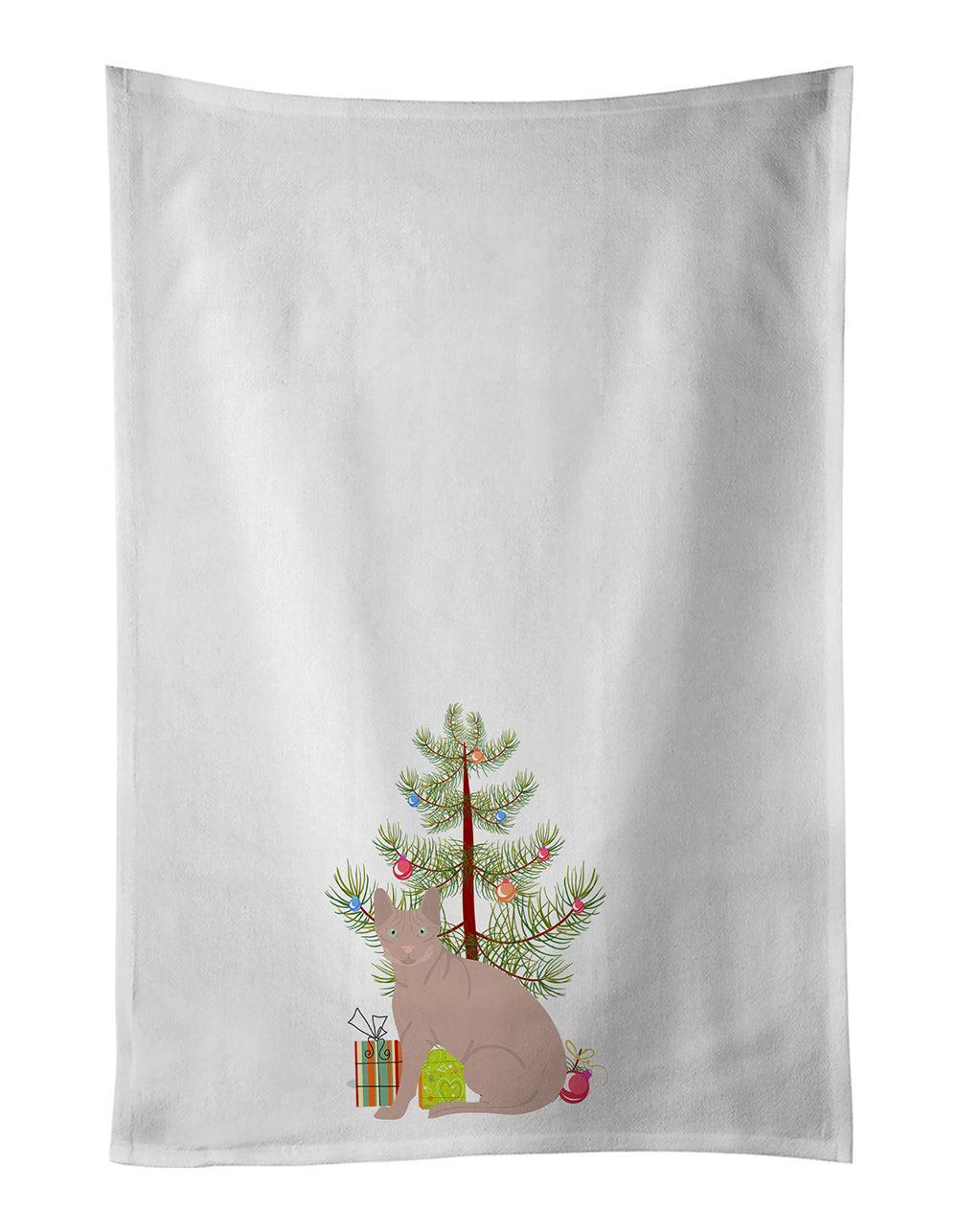 Buy this Don Sphynx Cat Christmas Kitchen Towel Set of 2