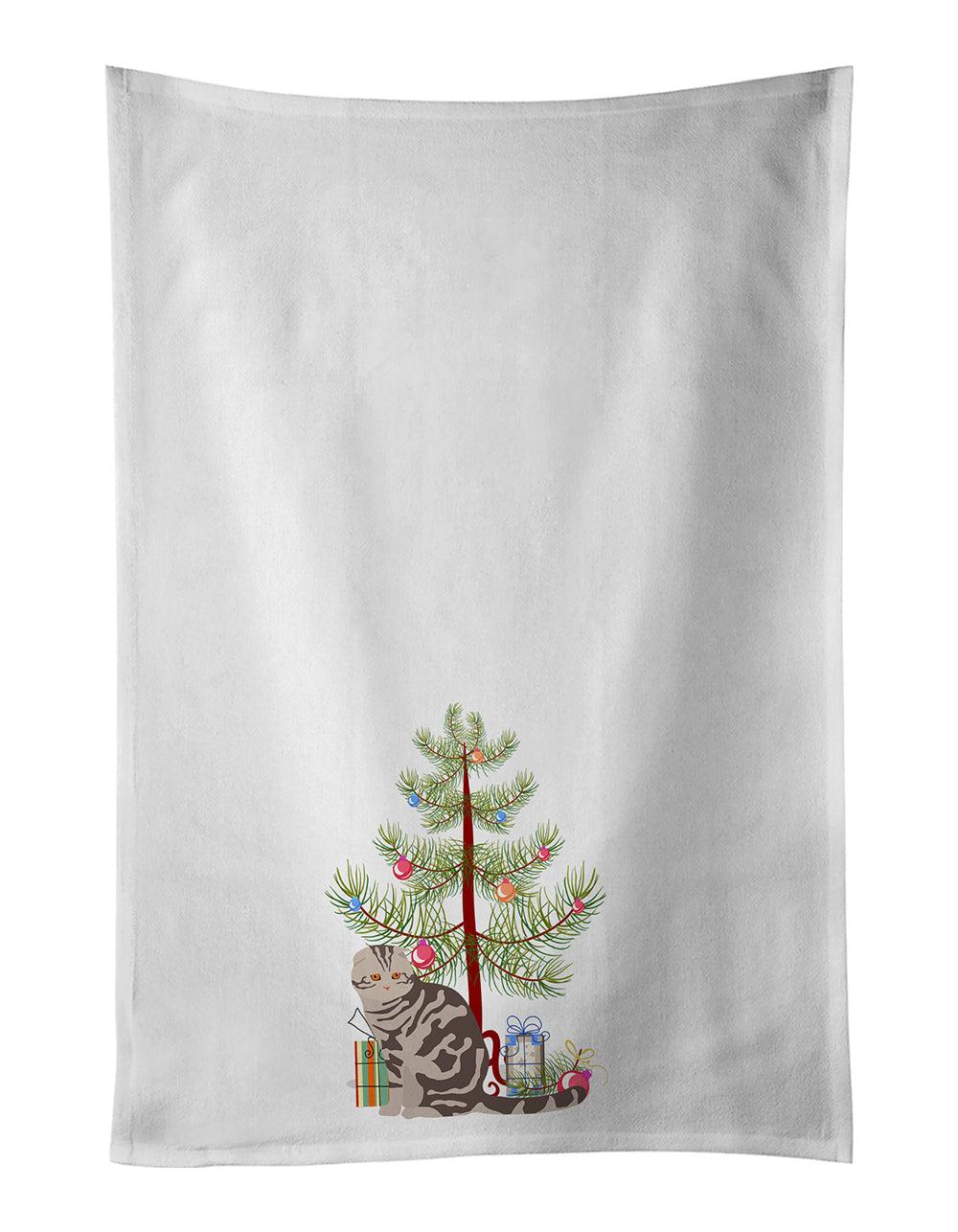 Buy this Foldex Exotic Fold Cat Christmas Kitchen Towel Set of 2