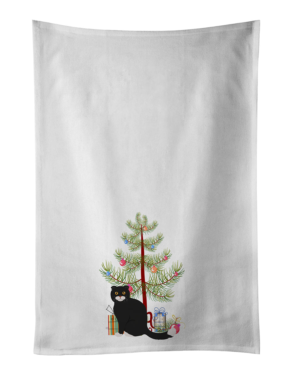 Buy this Foldex Exotic Fold Cat Christmas Kitchen Towel Set of 2