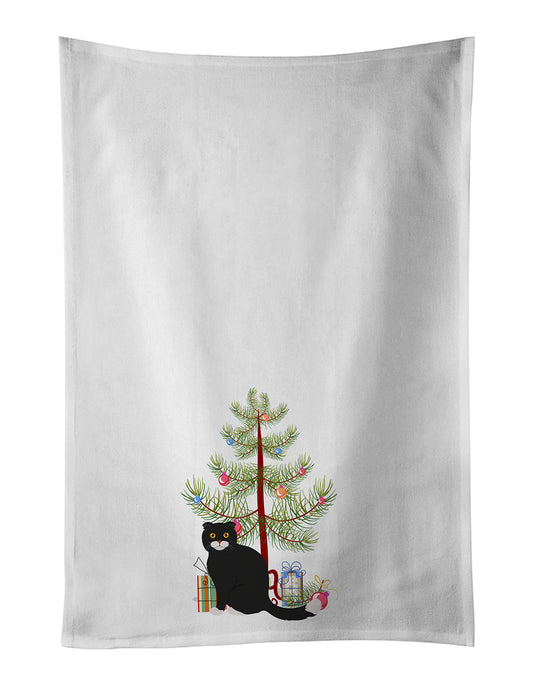 Buy this Foldex Exotic Fold Cat Christmas Kitchen Towel Set of 2