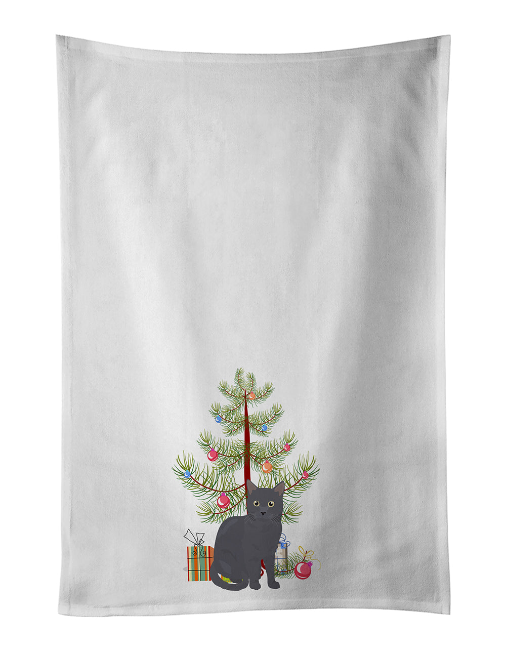 Buy this Nebelung Cat Christmas Kitchen Towel Set of 2