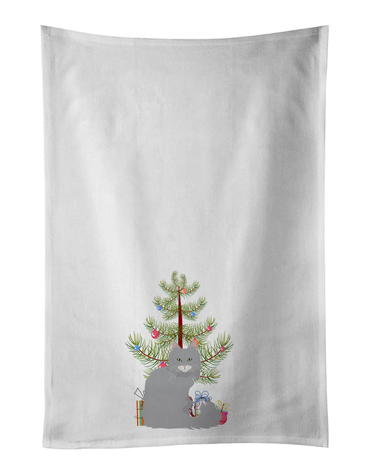 Buy this Norwegian Forest Cat Christmas Kitchen Towel Set of 2