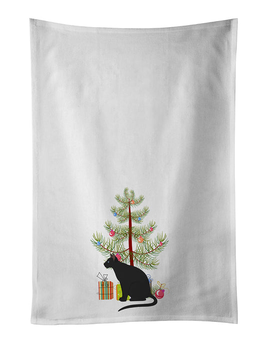 Buy this Ojos Azules Cat Christmas Kitchen Towel Set of 2
