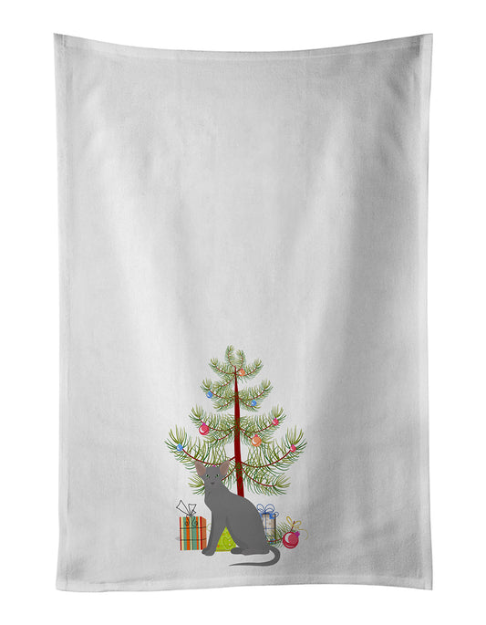 Buy this Oriental Shorthair Cat Christmas Kitchen Towel Set of 2