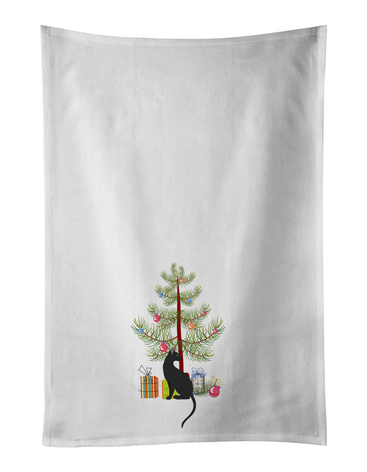 Buy this Pantherette Cat Christmas Kitchen Towel Set of 2
