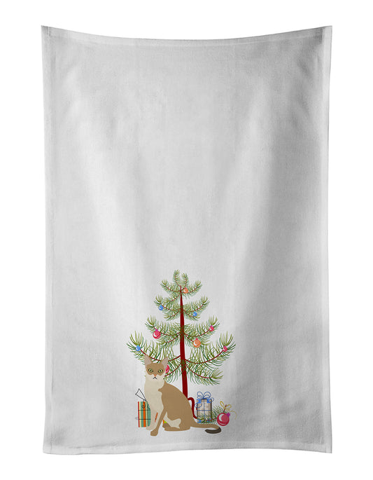 Buy this Singapura Cat Christmas Kitchen Towel Set of 2