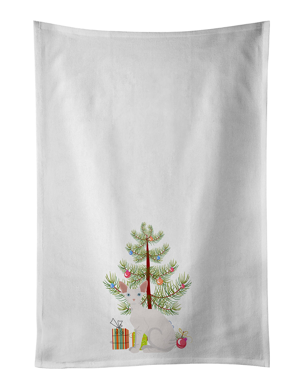 Buy this Sphynx Cat Christmas Kitchen Towel Set of 2