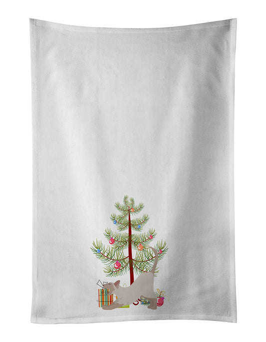 Buy this Thai Lilac Cat Christmas Kitchen Towel Set of 2