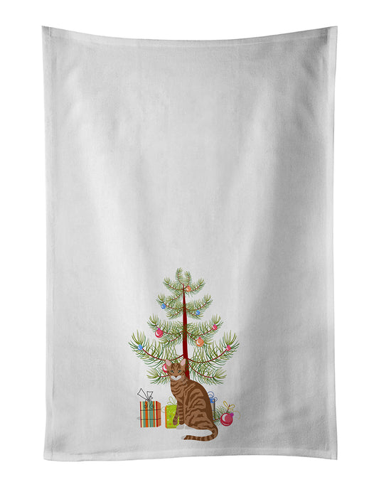 Buy this Toyger Cat Christmas Kitchen Towel Set of 2