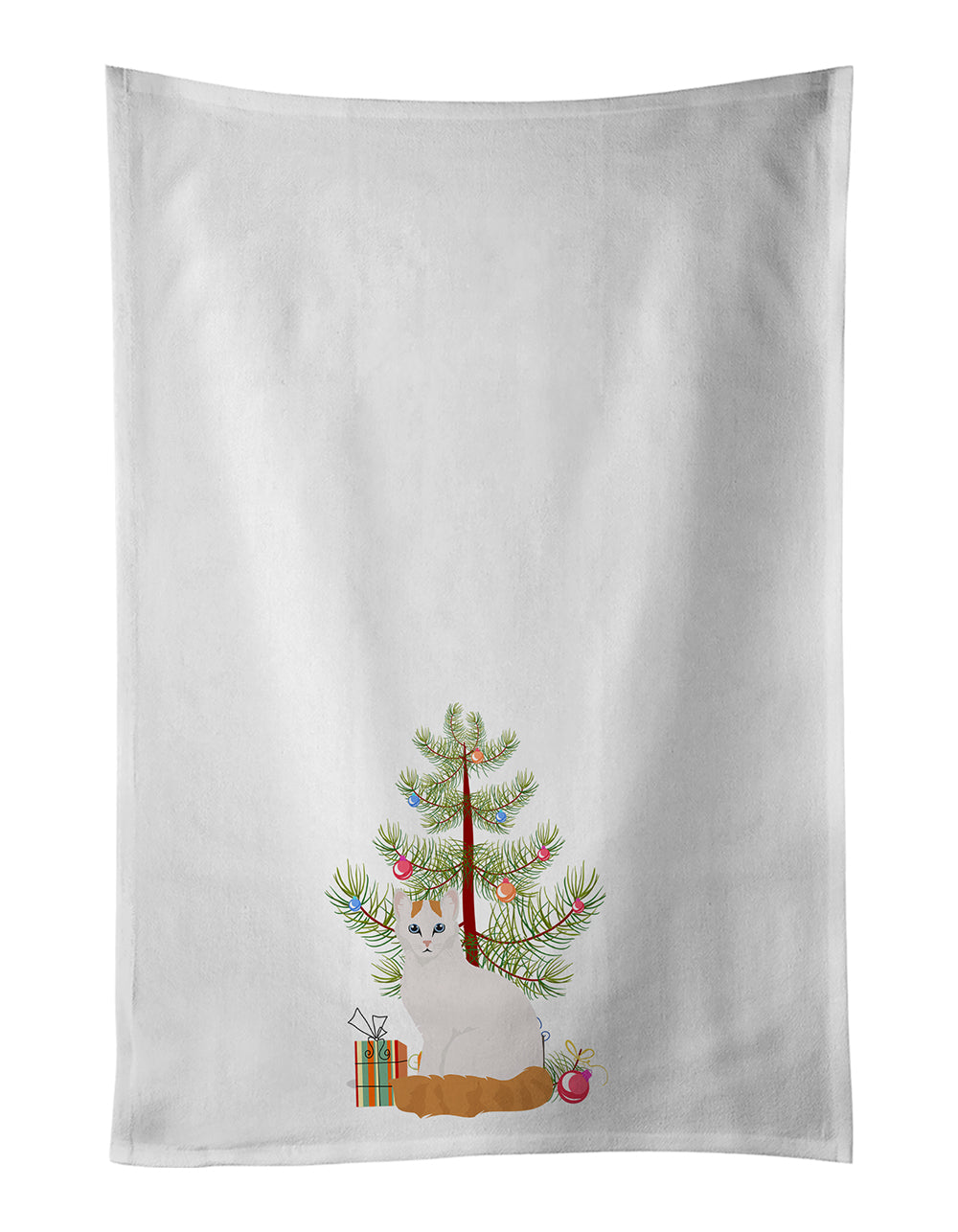 Buy this Turkish Van Cat Christmas Kitchen Towel Set of 2