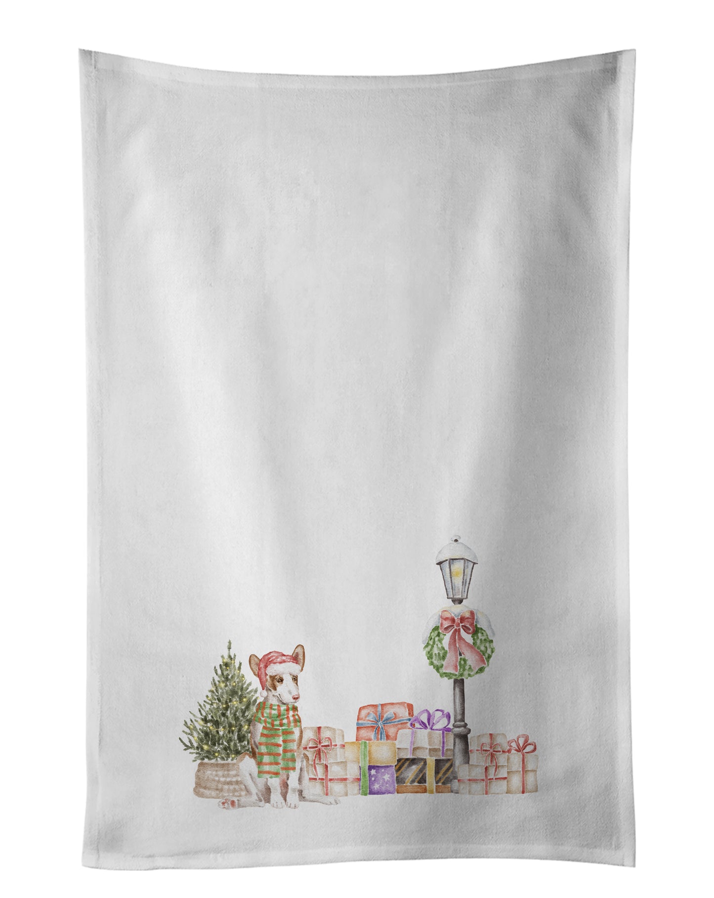 Buy this Ibizan Hound with Christmas Wonderland Kitchen Towel Set of 2
