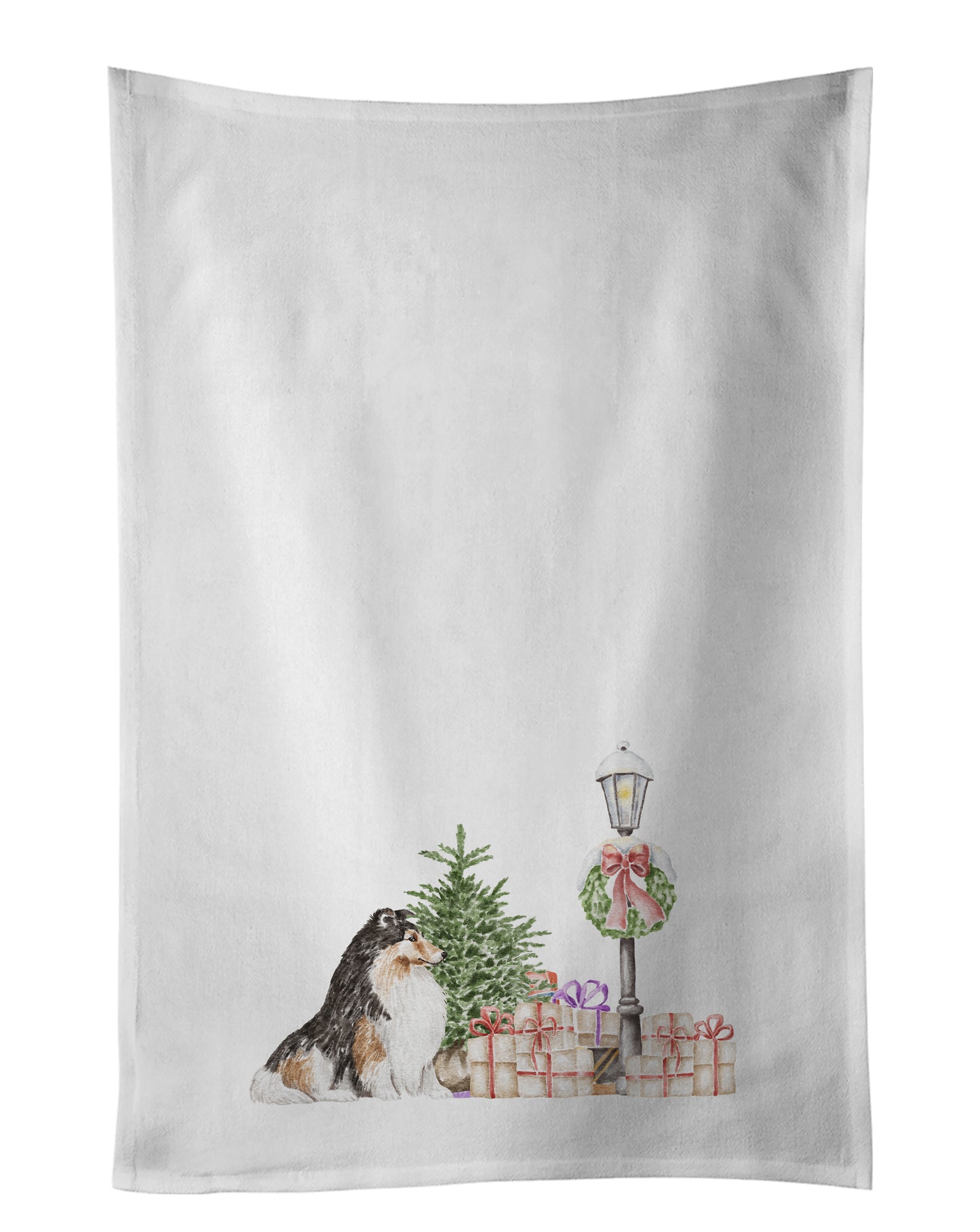 Buy this Sheltie/Shetland Sheepdog Tricolor Kitchen Towel Set of 2
