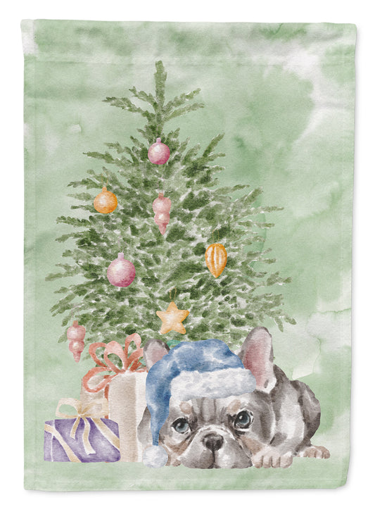 Buy this French Bulldog Black #1 Christmas Presents and Tree Garden Flag