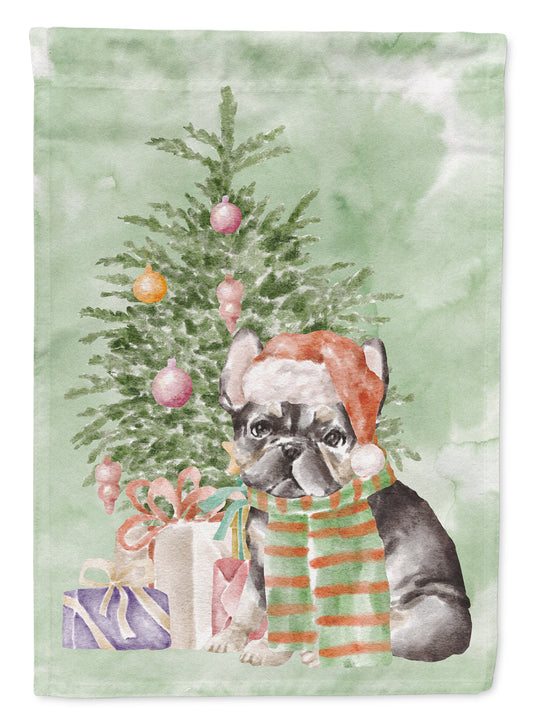 Buy this French Bulldog Black #2 Christmas Presents and Tree Garden Flag