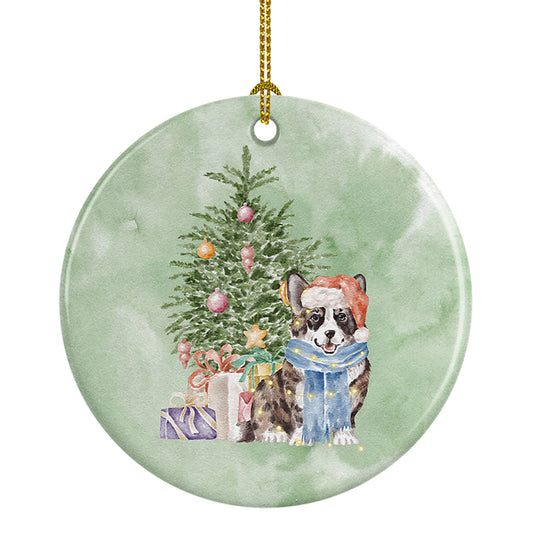 Buy this Corgi Cardigan Christmas Presents and Tree Ceramic Ornament