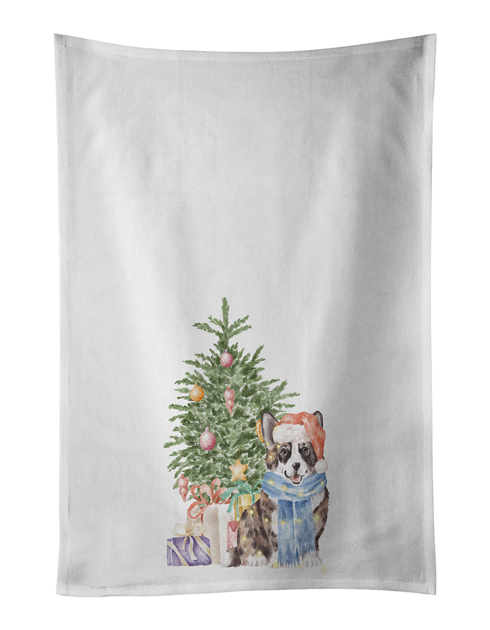 Buy this Corgi Cardigan Christmas Presents and Tree Kitchen Towel Set of 2