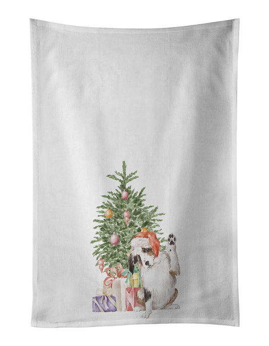 Buy this Australian Shepherd High Five Christmas Presents and Tree Kitchen Towel Set of 2