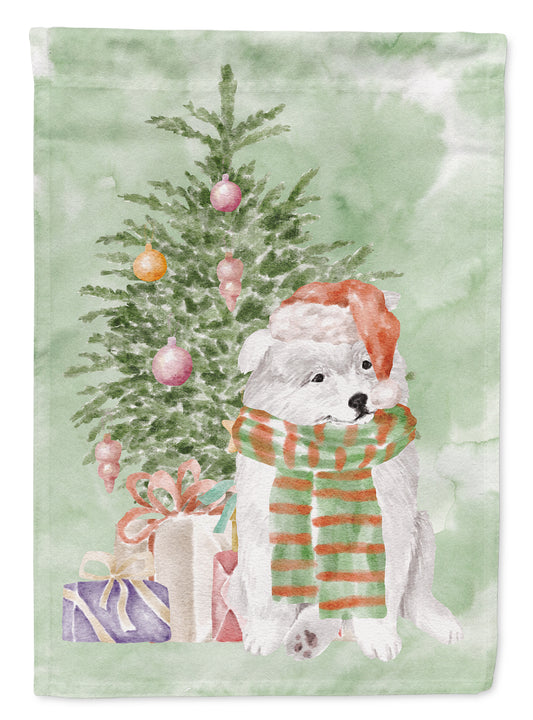 Buy this Samoyed Christmas Presents and Tree Garden Flag